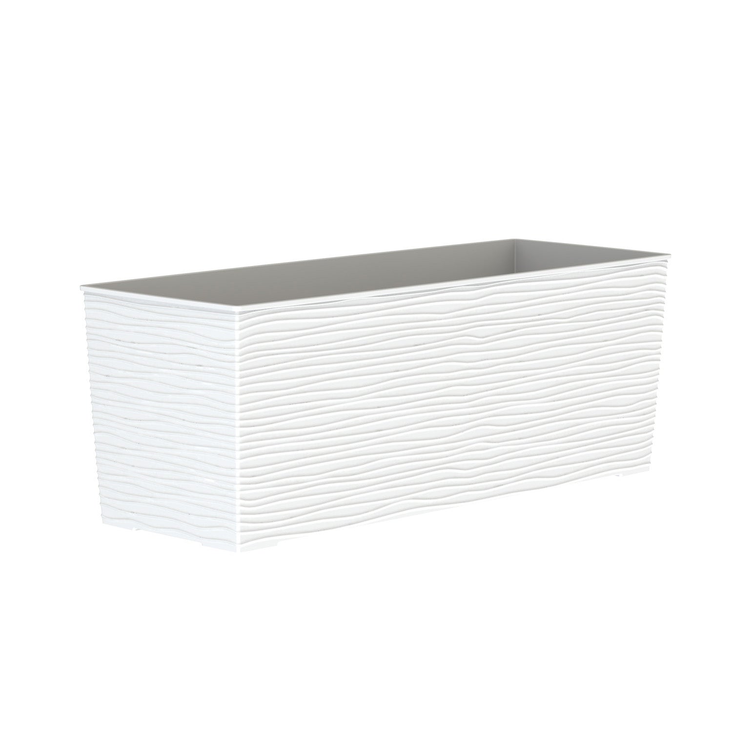 BLUMAX - Vaso Aurora Box Bianco - h29x60x30 cm